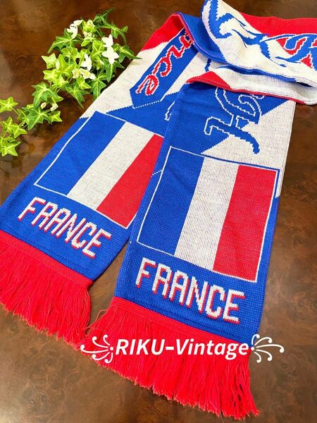 FRANCEフランス代表★オフィシャルニットマフラー★新品