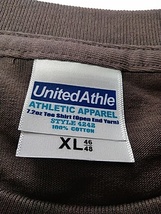 廃盤 未使用品 5枚セット ユナイテッドアスレ 7.2オンス Tシャツ XL united athle 4242 チャコールグレー USコットン100％ 新品 レア_画像5