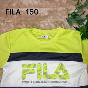 【FILA】150 Tシャツ　半袖　スポーツ　クラブ　キッズ　子供服　男の子　女の子　ファッション　アパレル　