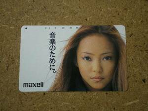 amuro・maxell　マクセル　安室奈美恵　テレカ