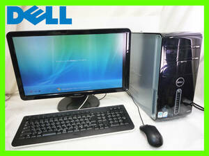 DELL Studio Desktop 540 デスクトップ ディスプレイ キーボード マウス セット Vista Home Premium RAM4GB/930GB 可動品 お買得 必見