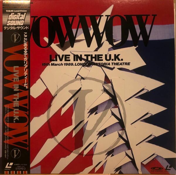 レーザーディスク VOWWOW / LIVE IN THE U.K.