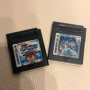 任天堂ゲームボーイソフト　②個セット　①ポケットモンスター銀　②スーパービーダマン