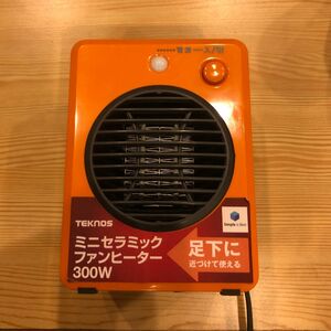 TEKNOS モバイルセラミックヒーター 300W TS-320