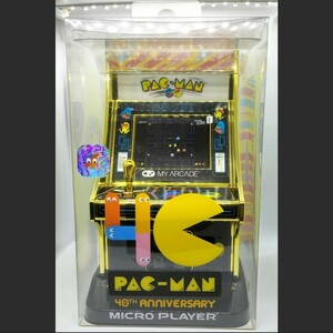 新品 未開封 未使用 レトロアーケード パックマン 40周年記念モデル ゲーム機 マイクロ プレイヤー マイ アーケード 限定仕様 ゴールド