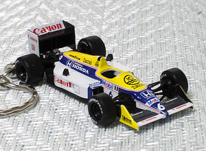 ☆CANON WILLIAMS HONDA TEAM☆キャノン ウィリアムズ チーム☆FW11B☆1987☆F1☆ネルソン・ピケ☆ミニカー☆キーホルダー・アクセサリー☆