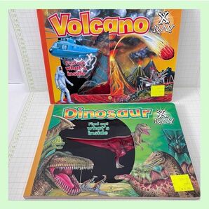 Volcano X-ray&Dinosaur X-Ray　2冊セット