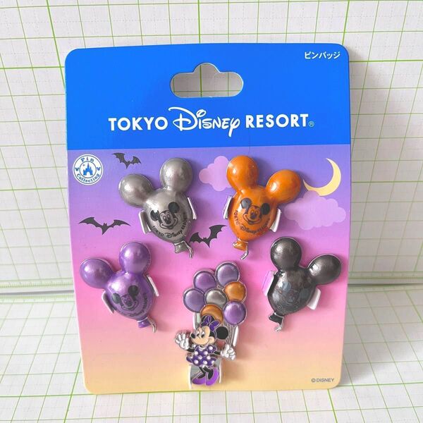 2022年度ディズニーハロウィン ピンバッジセット