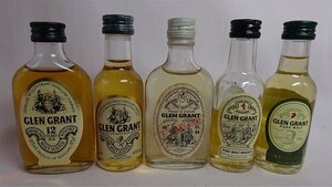 ミニチュア シングルモルト GLEN GRANT 5種類