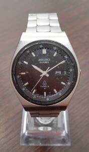 【7243】 セイコー SEIKO TYPEⅡ タイプ2 クォーツ QUARTZ 8223-6000 黒 腕 時計 動作未確認 現状不動品 ジャンク 現状品 2点まで同梱可