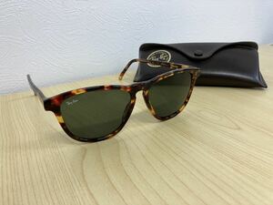 ［T１９００－２］ RAY－BAN レイバン　W１５９３ WRAS STYLE１ B&L U.S.A　アイウェア　度なし　レンズ　ブラック　ロゴプレート　ケース