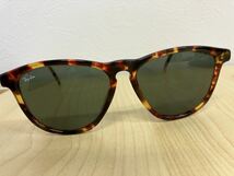 ［T１９００－２］ RAY－BAN レイバン　W１５９３ WRAS STYLE１ B&L U.S.A　アイウェア　度なし　レンズ　ブラック　ロゴプレート　ケース_画像7