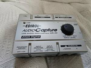 EDIROL AUDIO CAPTURE USB MIDI interface UA-20 #b1