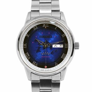 1円スタート アークナイツ×SEIKO コラボオリジナルウォッチ 第2弾 スカジモデル 腕時計 明日方舟 ブルー文字盤