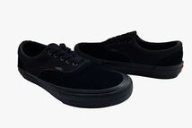 極美品!! レア!! VANS PRO ERA BLACK OUT バンズ プロ エラ ブラックアウト スエード 黒 × 黒 us 9 / 27 ㎝_画像2