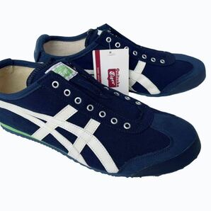 デッド!! 名作!! Onitsuka Tiger MEXICO 66 SLIP-ON オニツカタイガー メキシコ 66 スリッポン ネイビー us 9.5 / 27.5 ㎝の画像1