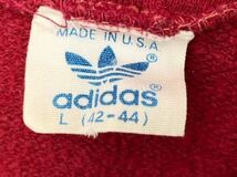 レア!! 希少!! 80s USA製 adidas アディダス トラックジャージ パーカー トレフォイル ビンテージ ヴィンテージ ビンテージ VINTAGE_画像9