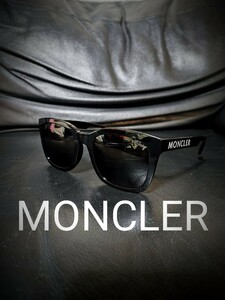 良品　MONCLER　モンクレール　サングラス　メガネ 眼鏡 ブラック　kpopアーティスト愛用