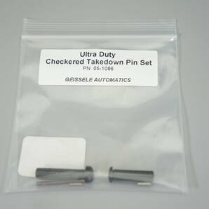 Geissele Automatics ultra duty checkered takedown pin set PN:05-1086 (Leupold PEQ PVS PSQ ATPIAL ptw LA5 peq15 wilcox surefire)の画像4