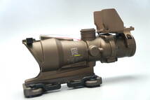 実物 Trijicon 廃盤 アルマイト加工 TA31ECOS FDE (Leupold PEQ PVS PSQ ATPIAL ptw トレポン LA5 peq15 wilcox surefire)_画像6