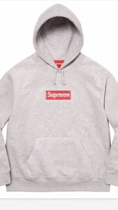 【新品 グレーL 23SS Inside Out Box Logo Hooded Sweatshirt】 supreme パーカー 