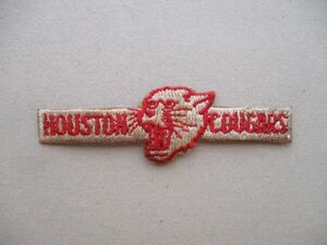 80s ヒューストン大学クーガーズHouston Cougarsワッペン/パッチpatchアメフトNCAAフットボールUSAカレッジNFL米国アメリカFOOTBALL V199