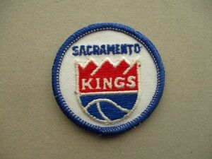 80s NBA サクラメント・キングス Sacramento Kings ワッペン/vintageバスケBASKET-BALLバスケットボールpatchビンテージUSA V199