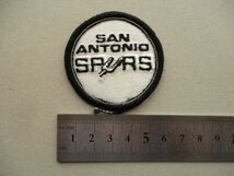 80s NBA サンアントニオ・スパーズ San Antonio Spurs ワッペン/vintageバスケBASKET-BALLバスケットボールpatchビンテージ V199_画像7