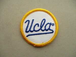 80s UCLAブルーインズBruinsカリフォルニア大学ロサンゼルス校ワッペン/パッチpatchアメフトNCAAフットボールUSA米国アメリカFOOTBALL V199