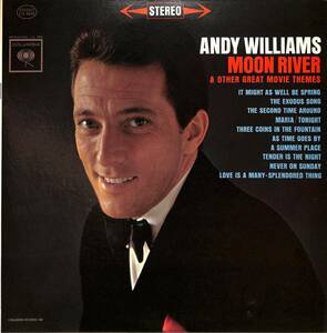 A00578900/LP/アンディ・ウィリアムス「Moon River And Other Great Movie Themes(1962年：CS-8609)」