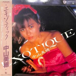 A00585834/LP/中山美穂「Exotique (1986年・K28A-790・松本隆作詞・筒美京平作曲・船山基紀編曲・ディスコ・DISCO・シンセポップ)」