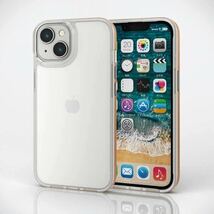 【送料無料】エレコム iPhone14/13用 ハイブリッド サイドメッキゴールド_画像6