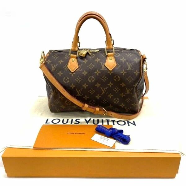 ルイヴィトン M41112 モノグラム スピーディ バンドリエール30 2way LOUIS VUITTON ミニボストン LV