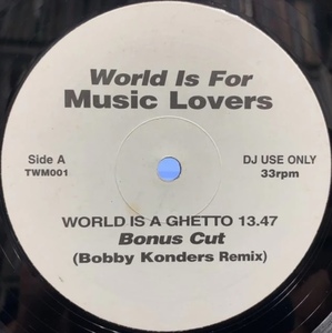 George Benson / War / Bobby Konders - The World Is A Ghetto / 不朽の名曲「The World Is A Ghetto」に焦点を当てた1枚！