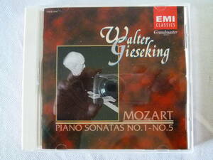Mozart モーツァルト Piano Sonatas No.1-5 ピアノ・ソナタ集 第1番-第5番 / Walter Gieseking ヴァルター・ギーゼキング 