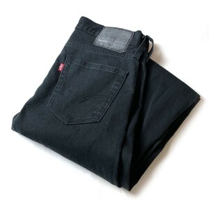 タイトサイズ! Levi's リーバイス 510 ローライズ テーパード スリム スキニージーンズ デニムパンツ ブラック 黒 W29 メンズ 古着