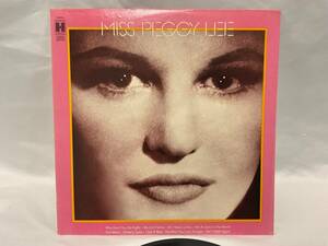 □洋楽LP Peggy Lee/MISS PEGGY LEE US盤