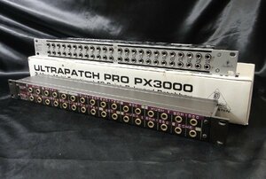 【中古】Behringer ベリンガー ULTRAPATCH PRO PX3000＋TASCAM PB-32P セット JUNK ジャンク 現状渡し