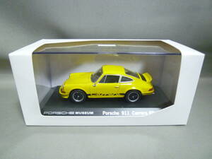 ポルシェミュージアム 1/43 ポルシェ 911 カレラ RS 1973 イエロー PORSCHE CARRERA RS