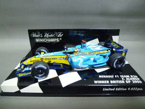 PMA 1/43 ルノー F1 R26 F.アロンソ イギリスGP 2006 Renault Alonso