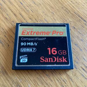 サンディスク製！コンパクトフラッシュ16GB