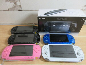 2M2-3 (1円～ PSP&PSVITA 本体 まとめて 6台セット) ゲーム機 PlayStation SONY 動作未確認 ジャンク 現状品