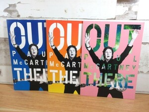 2M2-2「ポールマッカートニー ツアーパンフレット ３冊セット」PAUL McCARTNEY ツアーパンフ 2013/2014/2015 OUT THERE TOUR 現状