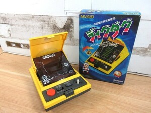 2M2-1「ディグダグ Gakken 学研 ナムコ LSIGAME マルチカラー」元箱 ジャンク品 昭和レトロ 携帯ゲーム 動作未確認 現状