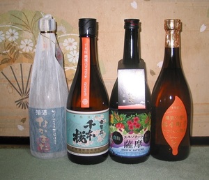 送料無料あり！希少芋焼酎（なかまた/千本桜/エキゾチック薩摩）720ml×12本セット100円スタート