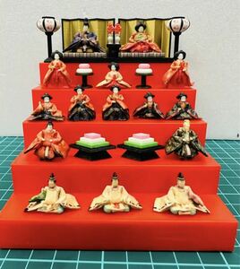 Art hand Auction Miniature★Hina Doll Set★Figure★Re-Ment★1/64(Doll)★Dollhouse★Full Color 3D Printer Miniature Image, toy, game, Figures, others