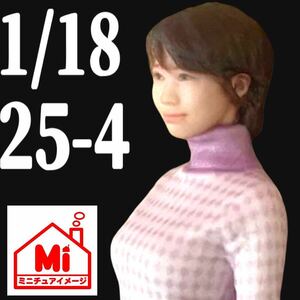 1/18 25-4 フィギュア　リアルフィギュア　完成品　1/64より大　ミニカーに　ジオラマに　塗装済完成品　ミニチュアイメージ