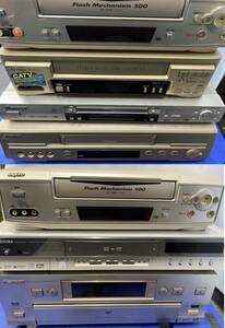 ◆pioneer TOSHIBA SANYO FUNAI オーディオ機器 7点セット DVDレコーダー カセットレコーダー ビデオデッキなど◆