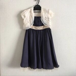 定価3万7千円【美品】AIMER エメ ネイビー ドレス