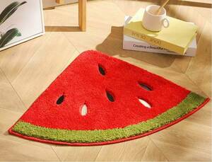 [ new goods unused ] watermelon mat door mat bath mat toilet mat interior west ... thing rug mat stylish brilliant 